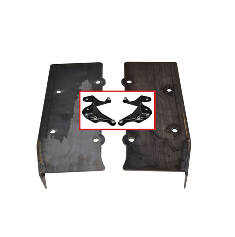 Ford Ranger 98-03 Set Rear Leaf Spring Front Frame Repair RH LH Hangars Hardware FRLRSETW